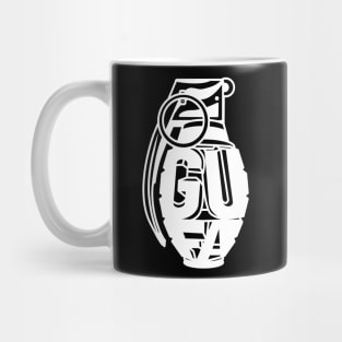 GUFA Grenade White Pocket Logo Mug